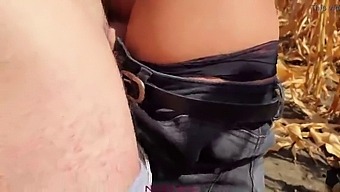 My Step-Brother Ejaculating In My Undergarments While I Tend To The Crops