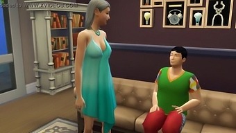 Amateur Mom Discovers Her Overweight Son Self-Pleasuring And Decides To Assist Him In Losing His Virginity