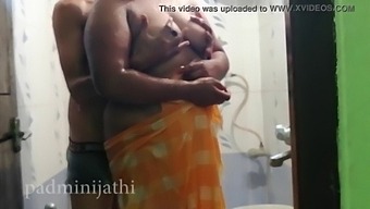 A Mature Indian Couple Engages In Hardcore Shower Sex On Their First Night