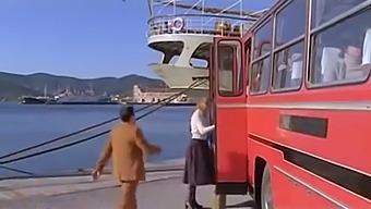 Interracial Couple Gets Naughty On A Bus