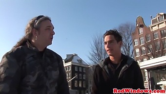 A Dutch Prostitute Performing Deep Oral Sex And Receiving Ejaculation