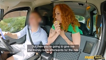 Stunning Redhead With A Perfect Body Enjoys Intense Taxi Ride In High-Definition Video