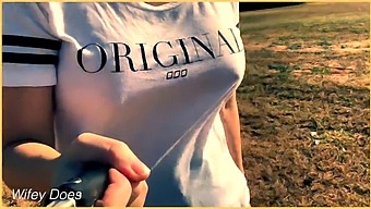 Wife Goes Topless On Golf Course