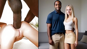 African American Man Pleasures My Stunning Spouse With Anal Play