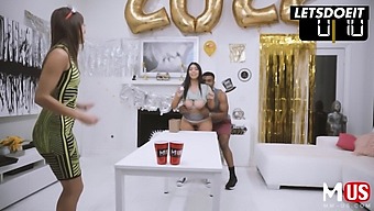 Busty Violet Myers Celebrates Her Birthday With A Hot Threesome Featuring A Big Bbc
